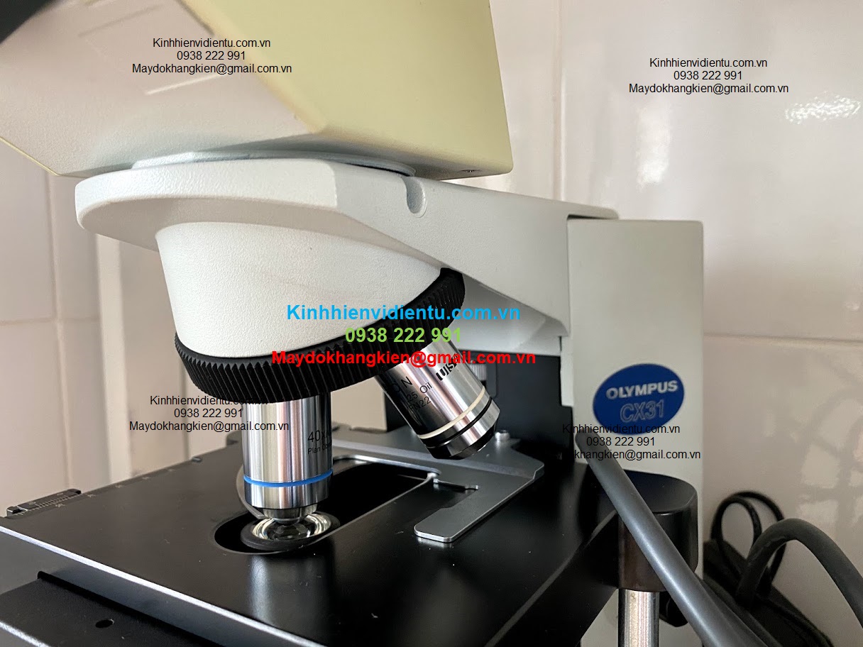 Sửa chữa kính hiển vi chuyên nghiệp - Vật kính bụi bẩn bám lâu ngày không vệ sinh